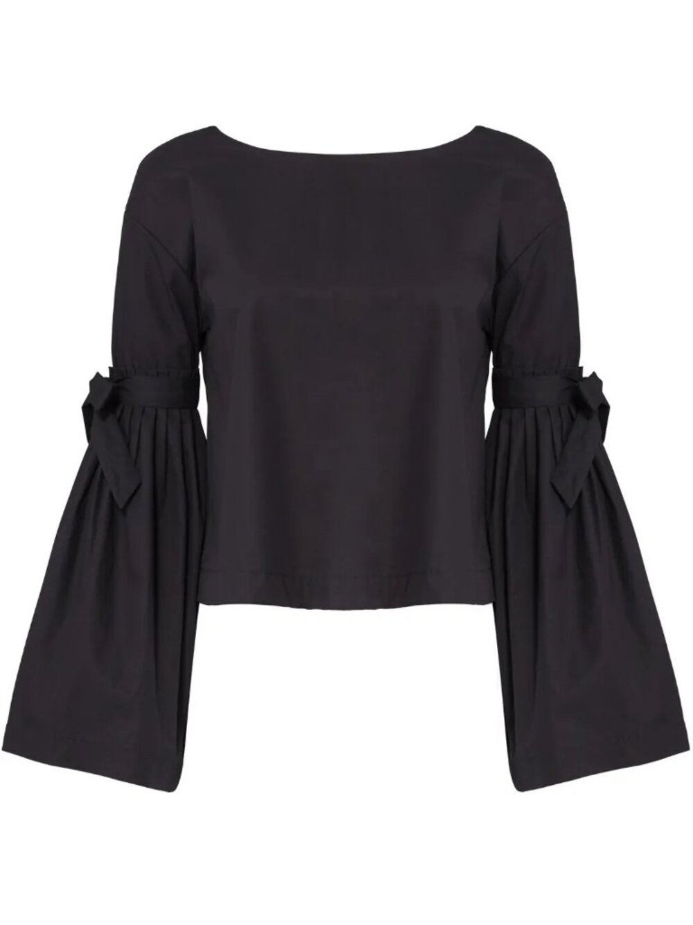 Free People So Obviously Yours Pleated Bell Sleeve Blouse
